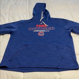 Majestic Official Cubs Blue Postseason Hoodie